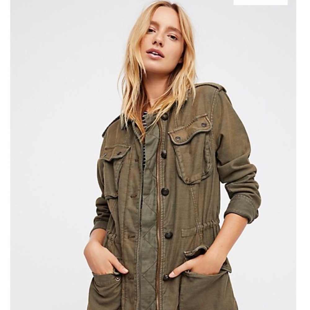 free people army jacket SOLD